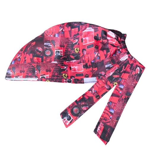 Gorro Medico Quirúrgico - Enfermeria, Ferrari F1, Antisudor - leclerc
