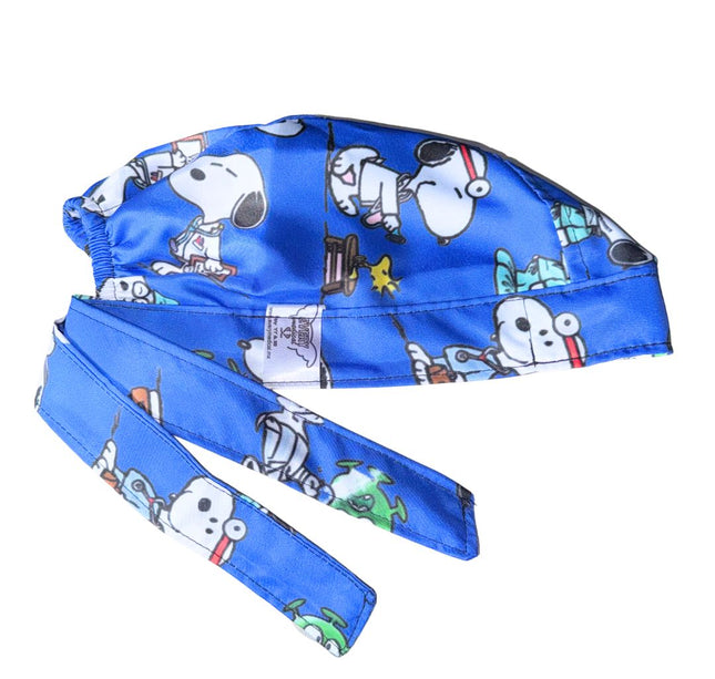 Gorro Quirúrgico Estampado Snoopy - Azul2