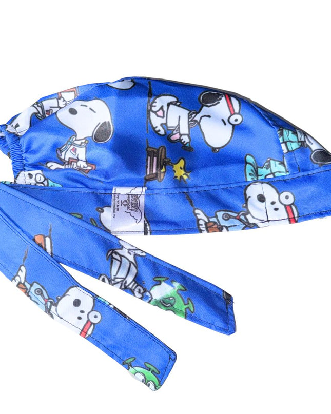 Gorro Quirúrgico Estampado Snoopy - Azul2