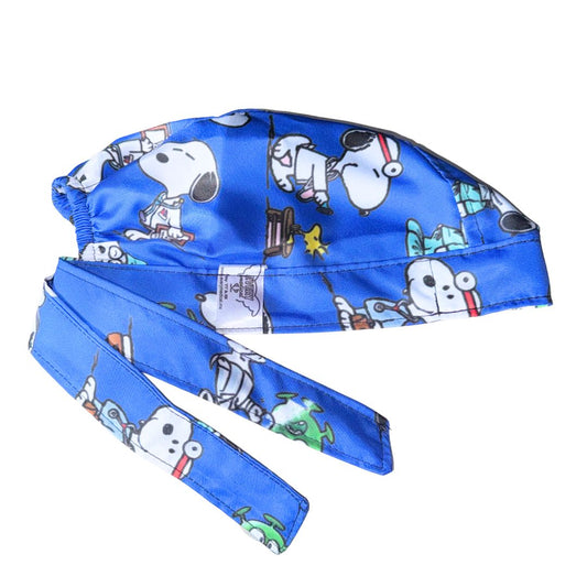 Gorro Quirúrgico Estampado Snoopy - Azul2