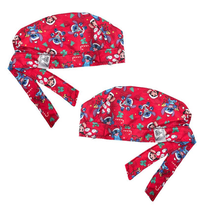 Gorro Quirúrgico - Estampado - Lilo Y Stitch - Navidad