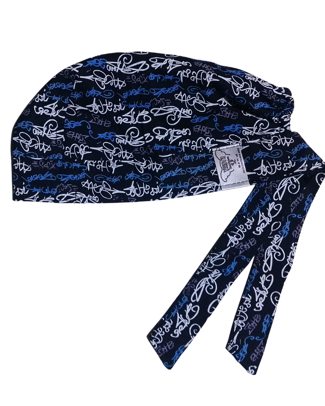 Gorro Medico Quirúrgico Seamless Graffiti Pattern