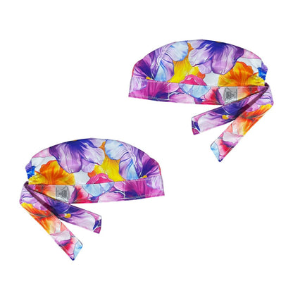 Gorro Medico Quirúrgico - Rosas - Flores - Lila