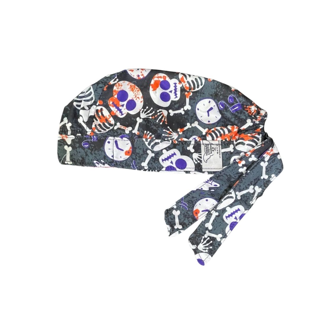 Gorro Medico Quirúrgico - Día De Muertos - Personajes De Terror - Halloween - Negro 6
