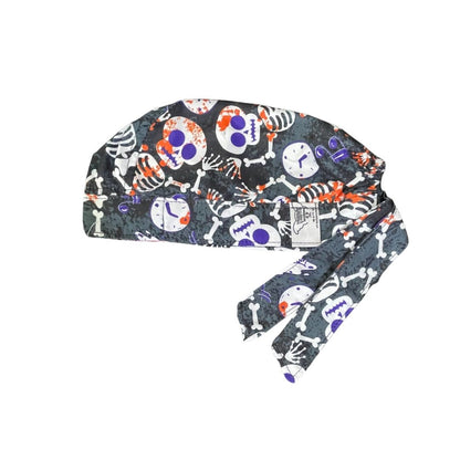 Gorro Medico Quirúrgico - Día De Muertos - Personajes De Terror - Halloween - Negro 6