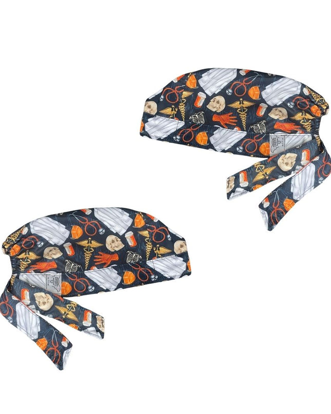 Gorro Medico Quirúrgico - Anatomía Humana - Versalius - Negro 4