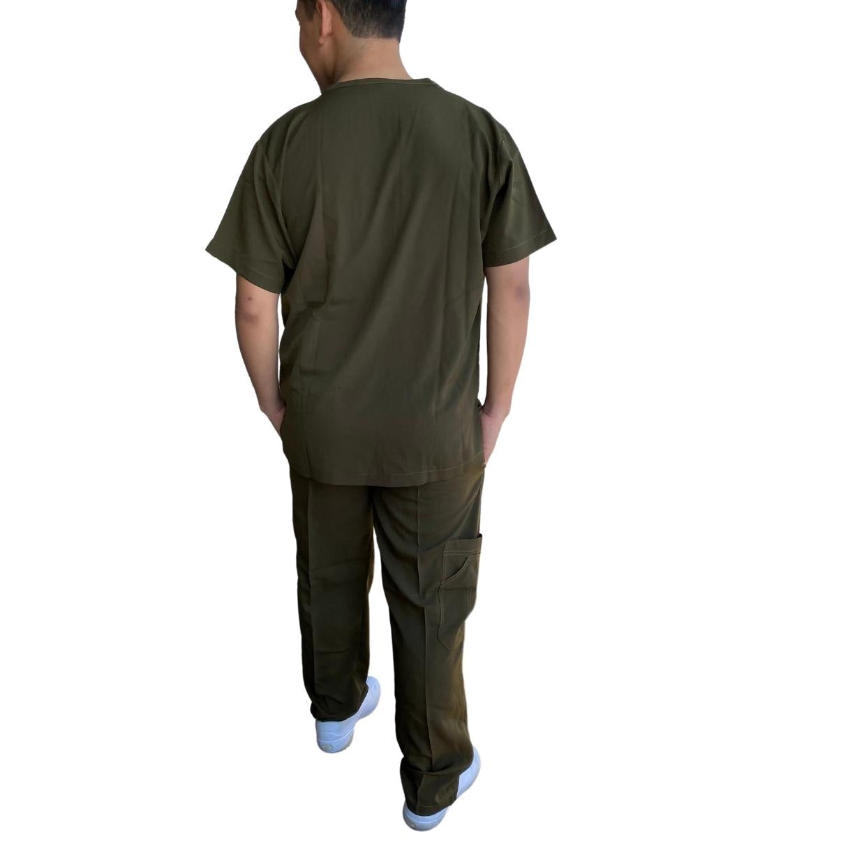 Uniforme Quirúrgico - Hombre - Verde Olivo - Modelo Toluca