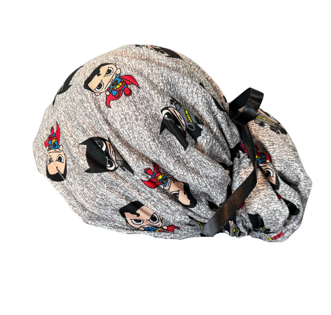 Gorro Medicoquirúrgico Batman Y Superman -listones-antisudor - Every Medical -  Dr. Gorrito