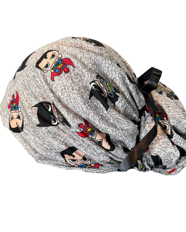 Gorro Medicoquirúrgico Batman Y Superman -listones-antisudor - Every Medical -  Dr. Gorrito
