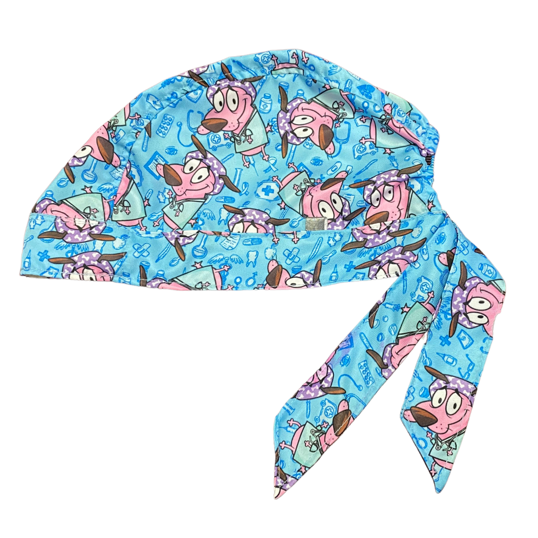 Gorro Quirúrgico Medico Coraje El Perro Cobarde Antifluidos