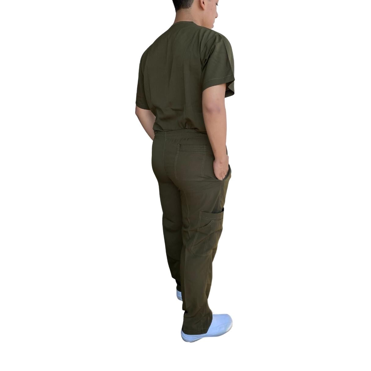 Uniforme Quirúrgico - Hombre - Verde Olivo - Modelo Toluca