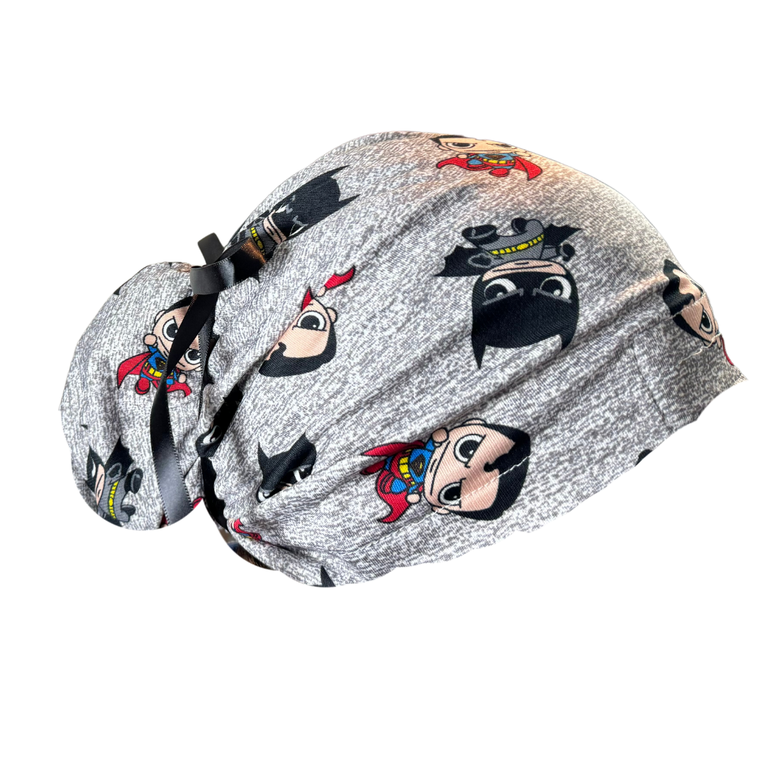 Gorro Medicoquirúrgico Batman Y Superman -listones-antisudor - Every Medical -  Dr. Gorrito