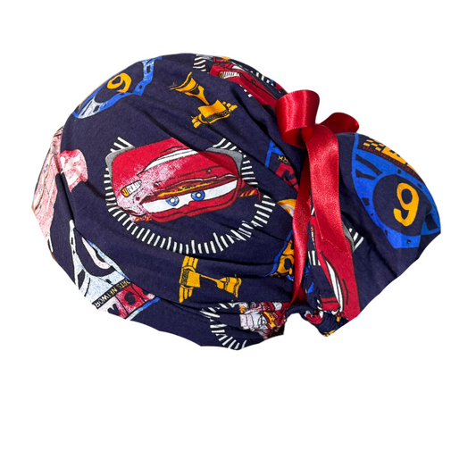 Gorro Medico Quirúrgico Cars - Nascar - Listones - Antisudor - Every Medical -  Dr. Gorrito