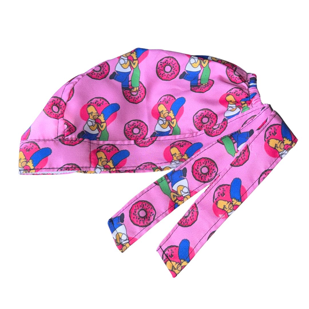 Gorro Quirúrgico Estampado Homero En Vestido, The Simpsons - homero y marge