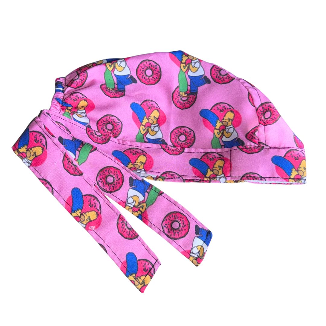 Gorro Quirúrgico Estampado Homero En Vestido, The Simpsons - homero y marge