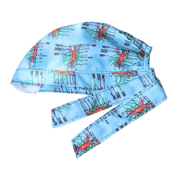 Gorro Quirúrgico Estampado Derek Shepherd, Grays Anatomy - Azul