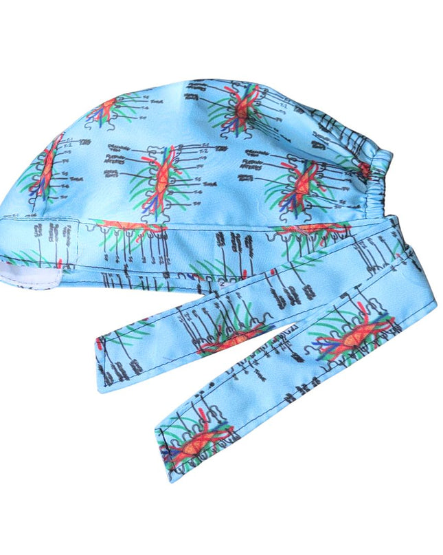 Gorro Quirúrgico Estampado Derek Shepherd, Grays Anatomy - Azul