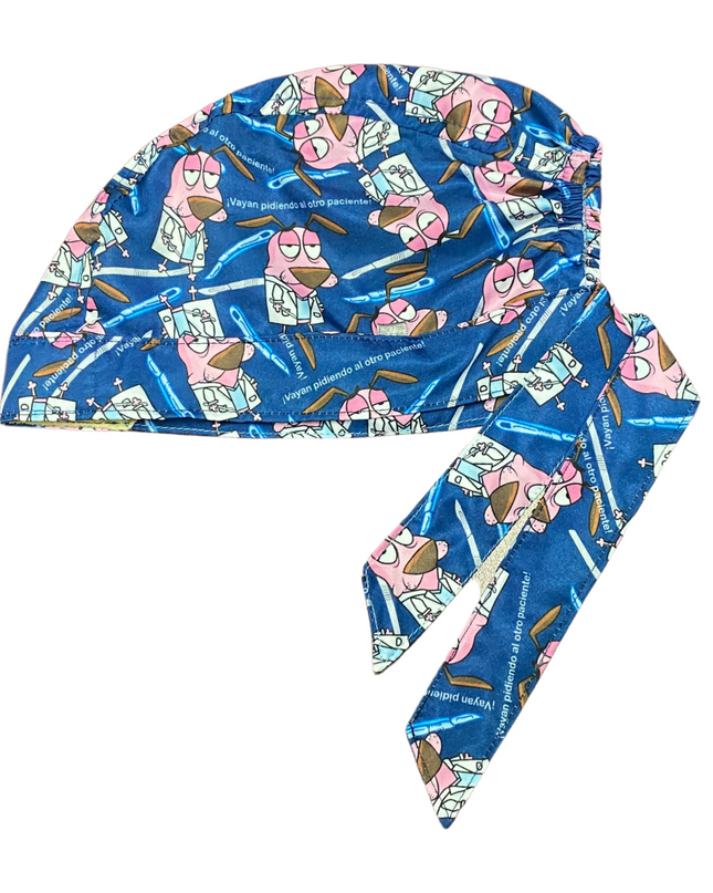Gorro Quirúrgico Coraje El Perro Cobarde Cirujano Antifluido - Every Medical -  Dr. Gorrito