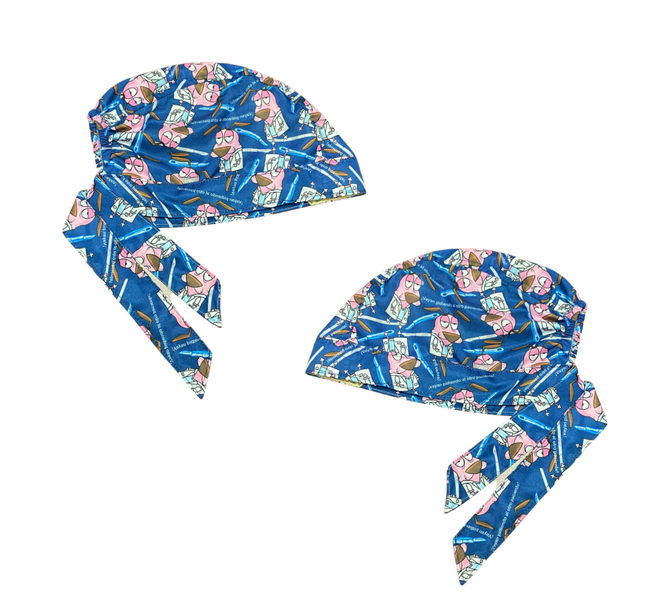 Gorro Quirúrgico Medico Coraje El Perro Cobarde Antifluidos - Every Medical -  Dr. Gorrito
