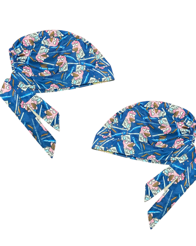 Gorro Quirúrgico Medico Coraje El Perro Cobarde Antifluidos - Every Medical -  Dr. Gorrito