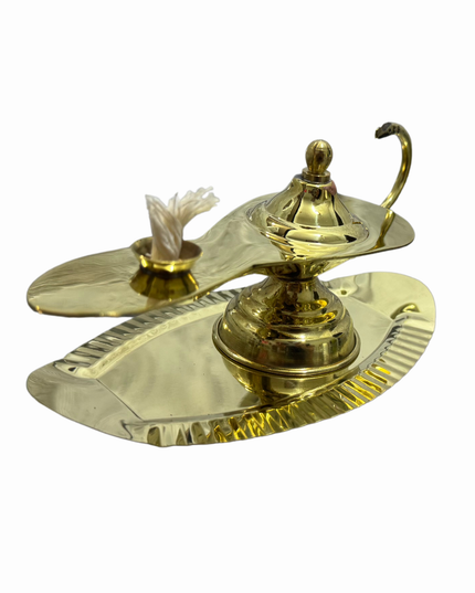 Lampara De Aladino Para Enfermeria Mecha Estructura Dorado Dorado