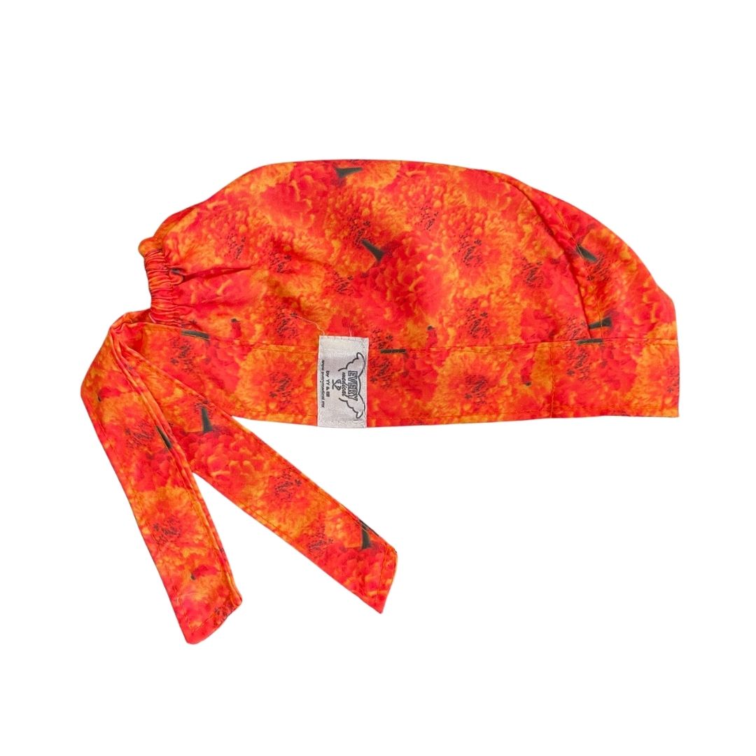 Gorro Quirúrgico - Día De Muertos - Calacas - Esqueleto - Cempasúchil