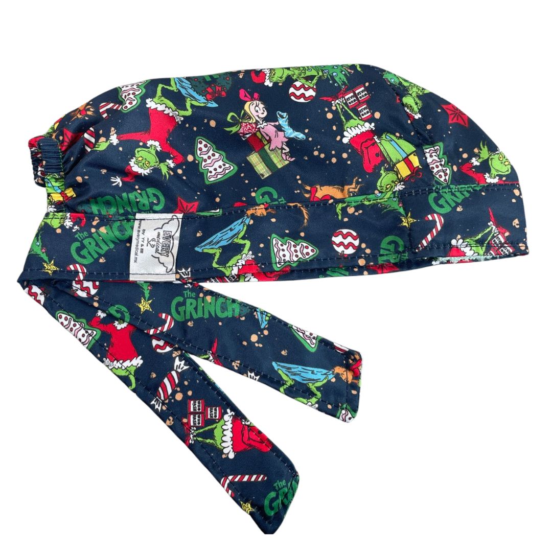 Gorro Quirúrgico - The Grinch - Navidad - Azul Marino