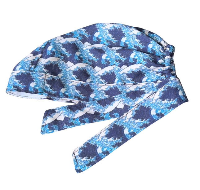 Gorro Medico Quirúrgico Pinturas De Arte Botticelli Van Gogh - kanagawa2