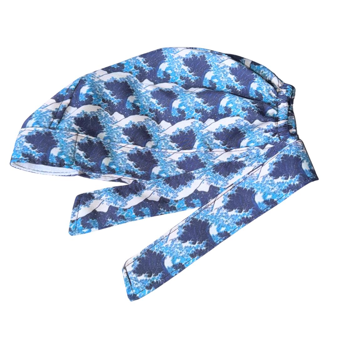 Gorro Medico Quirúrgico Pinturas De Arte Botticelli Van Gogh - kanagawa2