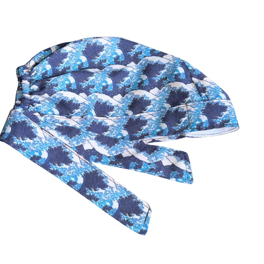 Gorro Medico Quirúrgico Pinturas De Arte Botticelli Van Gogh - kanagawa2
