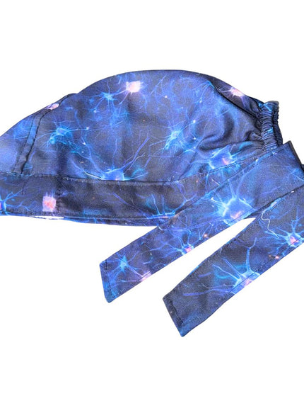 Gorro Quirúrgico Medico Conexiones Nerviosas Neuronas Azul Unitalla
