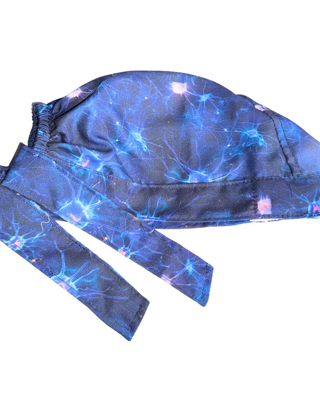 Gorro Quirúrgico Medico Conexiones Nerviosas Neuronas Azul Unitalla