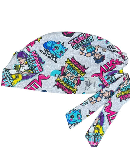 Gorro Medico Quirúrgico - Las Guerreras K-pop - Demon Hunters - Gris