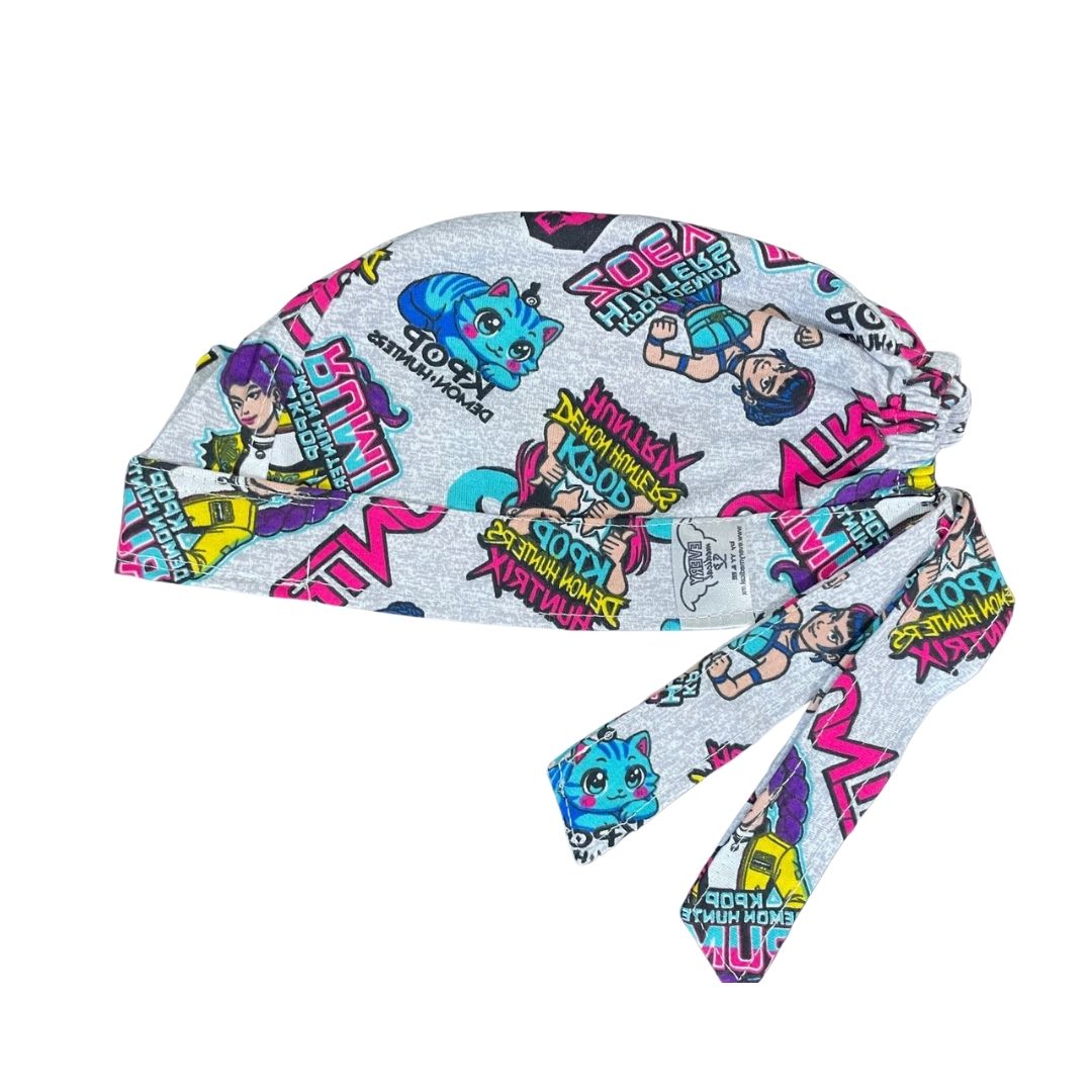 Gorro Medico Quirúrgico - Las Guerreras K-pop - Demon Hunters - Gris