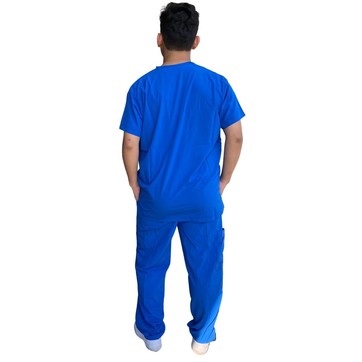 Uniforme Quirúrgico - Hombre - Azul Rey- Modelo Toluca