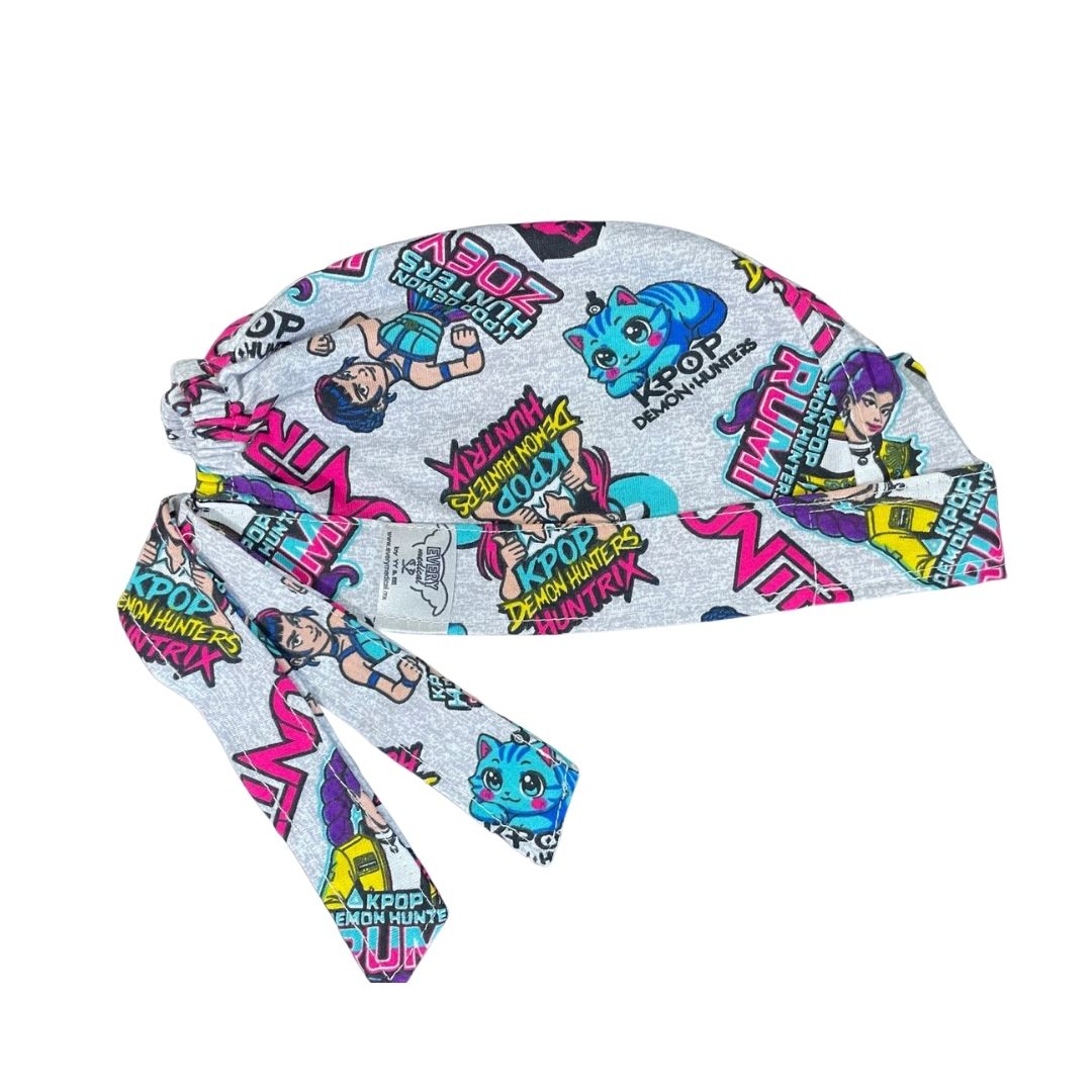 Gorro Medico Quirúrgico - Las Guerreras K-pop - Demon Hunters - Gris