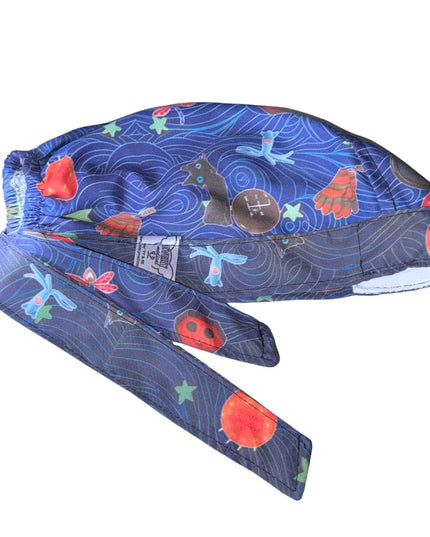 Gorro Medico Quirúrgico Coraline Y La Puerta Secreta Enfermeria - Negro