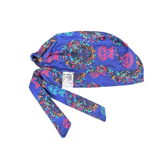 Gorro Medico Quirúrgico - Día De Muertos - Calacas  - Catrinas - Multicolor