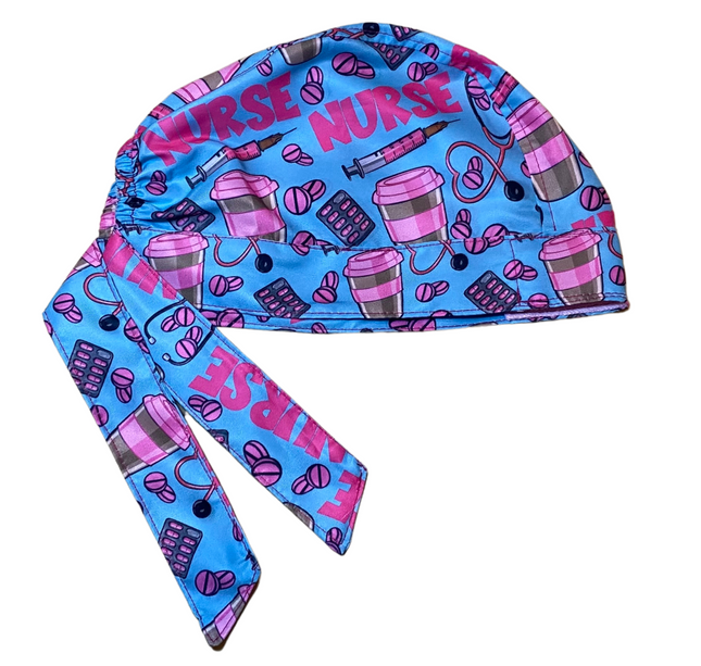Gorro Quirúrgico Estampado Nurse, Enfermería, Hospital Salud - Every Medical -  Dr. Gorrito