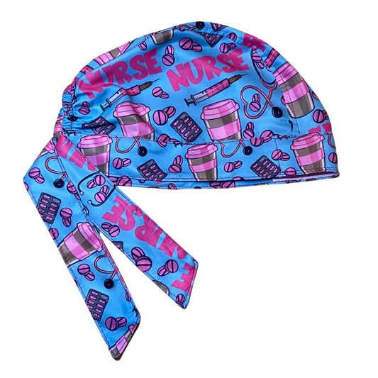 Gorro Quirúrgico Estampado Nurse, Enfermería, Hospital Salud