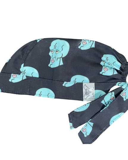 Gorro Medico Quirúrgico - Bob Esponja, Calamardo, Plankton - Calamardo Guapo 2