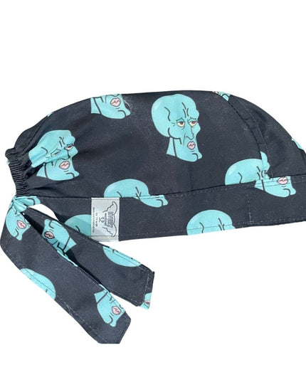 Gorro Medico Quirúrgico - Bob Esponja, Calamardo, Plankton - Calamardo Guapo 2