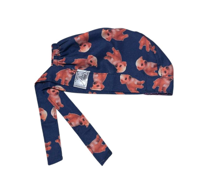 Gorro Medicoquirúrgico Perrito Kesi Kesi Unos Pedillos Salud - azul marino