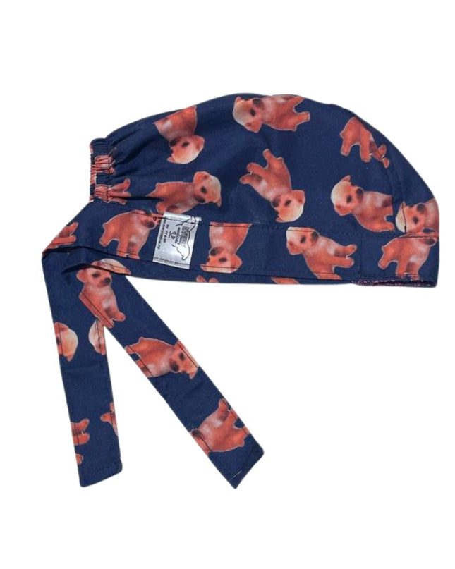 Gorro Medicoquirúrgico Perrito Kesi Kesi Unos Pedillos Salud - azul marino