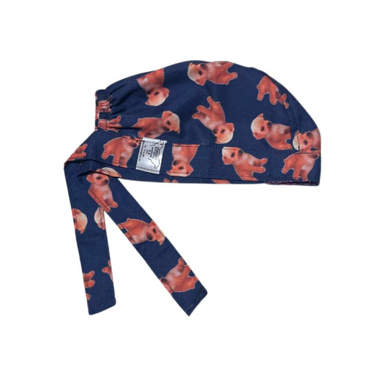 Gorro Medicoquirúrgico Perrito Kesi Kesi Unos Pedillos Salud - azul marino