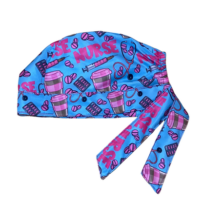 Gorro Quirúrgico Estampado Nurse, Enfermería, Hospital Salud