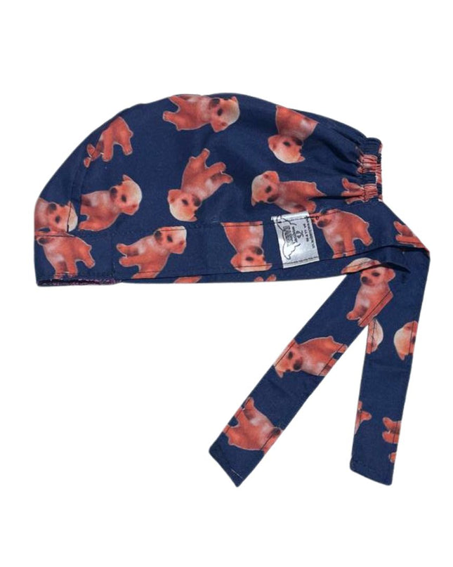 Gorro Medicoquirúrgico Perrito Kesi Kesi Unos Pedillos Salud - azul marino