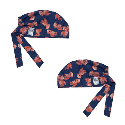 Gorro Medicoquirúrgico Perrito Kesi Kesi Unos Pedillos Salud - azul marino