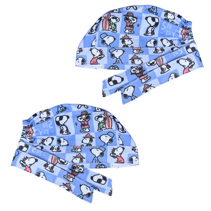 Gorro Quirúrgico Estampado Snoopy-  Azul3