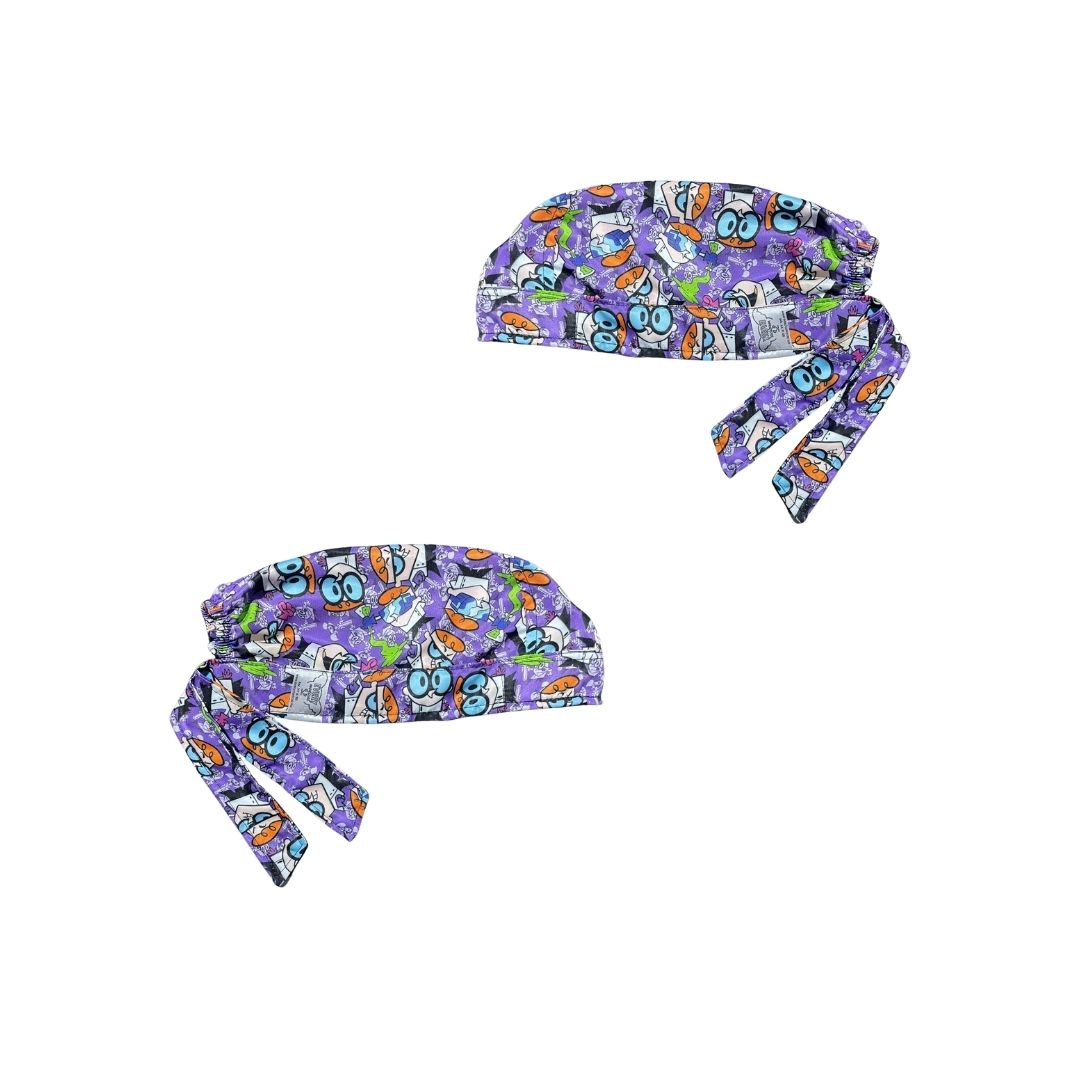Gorro Medico Quirúrgico - El Laboratorio De Dexter - Morado